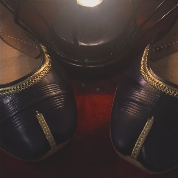 BNWT Handmade vintage pure leather flats, khussa, size8 jutti - Picture 4 of 9